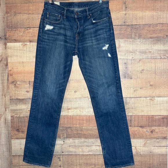 Abercrombie & Fitch Other - Abercrombie & Fitch The A&F Slim Straight Jeans Men’s size 34 x 34 Distressed
